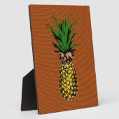 Plaque Photo Newsprint ananas (Côté)