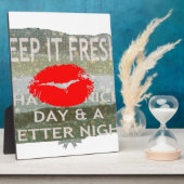 Plaque Photo Nice et parfait enregistrer la date (Côté)