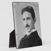 Plaque Photo Nikola Tesla Portrait (Côté)
