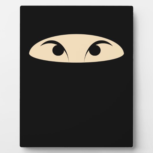 Plaque Photo Ninja (Devant)
