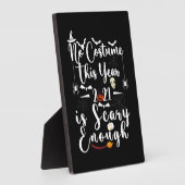 Plaque Photo No Costume This Year 2021 (Côté)