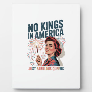 Plaque Photo No Kings In America Fabulous Queens Pride 2025 Des