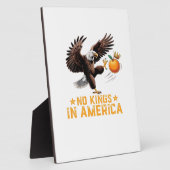 Plaque Photo No Kings In America We The People Political Retro (Côté)
