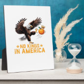 Plaque Photo No Kings In America We The People Political Retro (Côté)