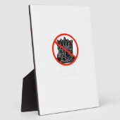 Plaque Photo No Kings In The USA America Say No King Classic Re (Côté)