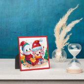 Plaque Photo Noël Anniversaire 5 (Insitu)