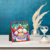 Plaque Photo Noël Anniversaire 6 (Insitu)