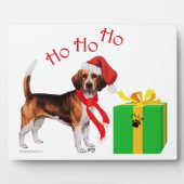 Plaque Photo Noël Beagle (Devant)