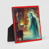 Plaque Photo Noël Carol Fantôme de Noël Futur (Recto)