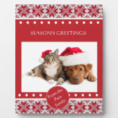 Plaque Photo Noël confit (Devant)