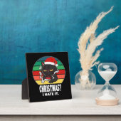 Plaque Photo Noël du chat (Insitu)