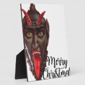 Plaque Photo noël du krampus (Côté)