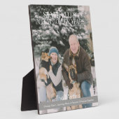 Plaque Photo Noël en couverture du magazine Retraite (Côté)