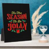 Plaque Photo Noël est la saison (Côté)