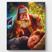 Plaque Photo Noël père Noël (Devant)