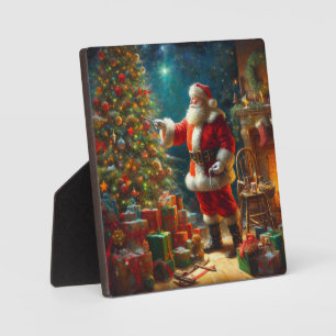 Plaque Photo Noël Père Noël 1