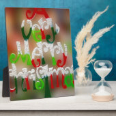 Plaque Photo noël très joyeux (Côté)