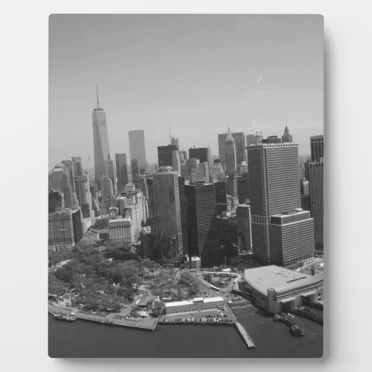 Plaque Photo Noir blanc New York City Skyline (Devant)