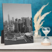 Plaque Photo Noir blanc New York City Skyline (Côté)