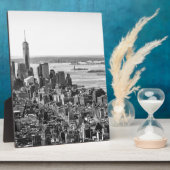 Plaque Photo Noir blanc New York City Skyline (Côté)