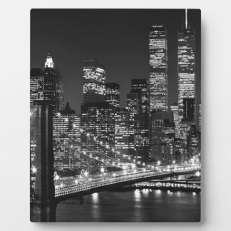 Plaque Photo Noir et blanc New York City