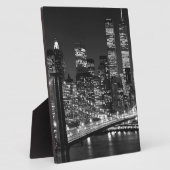 Plaque Photo Noir et blanc New York City (Côté)