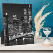 Plaque Photo Noir et blanc New York City (Côté)