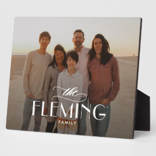 Plaque Photo Nom de famille Carte photo personnalisée