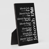 Plaque Photo Nom de l'Éternel (Côté)