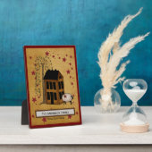 Plaque Photo Nom du mouton et de la boîte de salage de Prim (Côté)