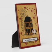 Plaque Photo Nom du mouton et de la boîte de salage de Prim (Côté)