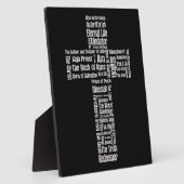 Plaque Photo Noms de Jésus Croix (Côté)