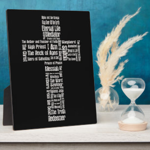 Plaque Photo Noms de Jésus Croix