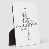 Plaque Photo Noms de trinité (Côté)