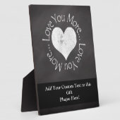 Plaque Photo Non, Je T'Aime Plus (Côté)