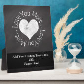 Plaque Photo Non, Je T'Aime Plus (Côté)