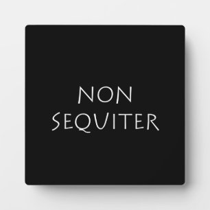 Plaque Photo Non séqueur
