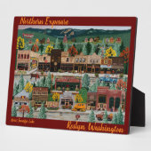 Plaque Photo "Northern Exposure" ~ Roslyn, Washington (Côté)