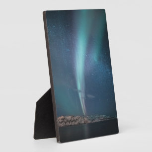 Plaque Photo Northern Lights Milky Way