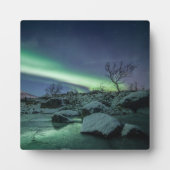 Plaque Photo Northern Lights Nature Photo (Devant)