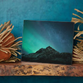 Plaque Photo Northern Lights Nature Photo (Côté)