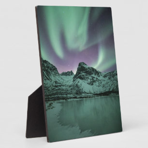 Plaque Photo Northern Lights Nature Photo