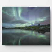 Plaque Photo Northern Lights Nature Photo (Devant)