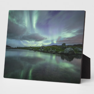 Plaque Photo Northern Lights Nature Photo