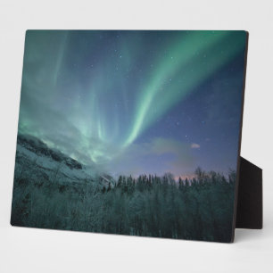 Plaque Photo Northern Lights Nature Photo