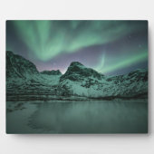 Plaque Photo Northern Lights Nature Photo (Devant)