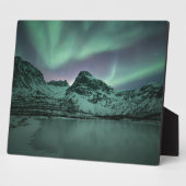 Plaque Photo Northern Lights Nature Photo (Côté)