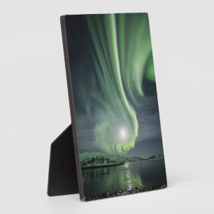 Plaque Photo Northern Lights Norvège