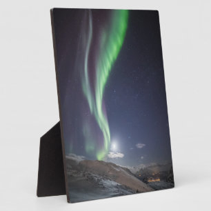 Plaque Photo Northern Lights Norvège