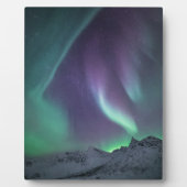 Plaque Photo Northern Lights Norvège (Devant)